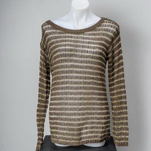 NWOT Banana Republic lurex knit sweater - M
